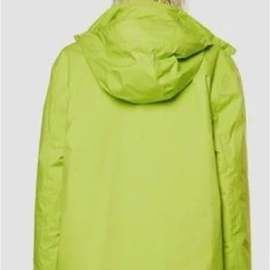 RAINS Rains Padded Nylon Jacket, Digital Lime Mens size xs